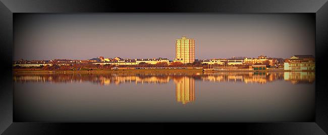 reflections Framed Print by sue davies