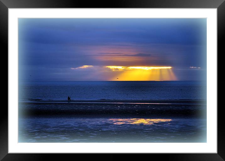 the rays Framed Mounted Print by sue davies