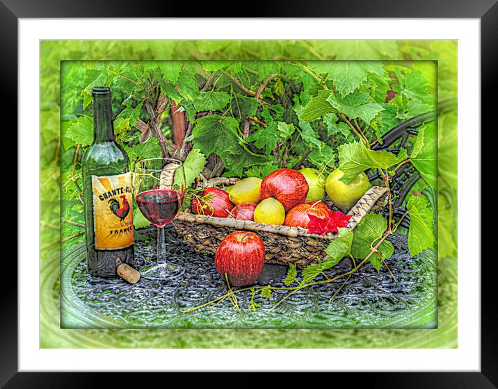 table for one Framed Mounted Print by sue davies