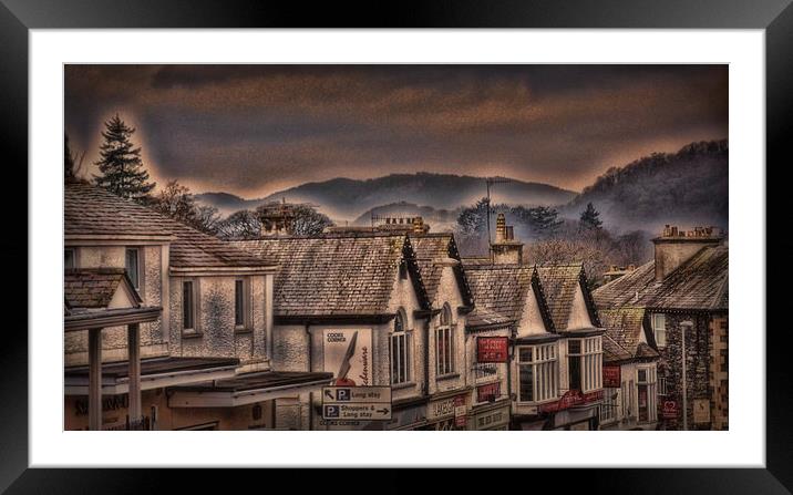 windermere Framed Mounted Print by sue davies