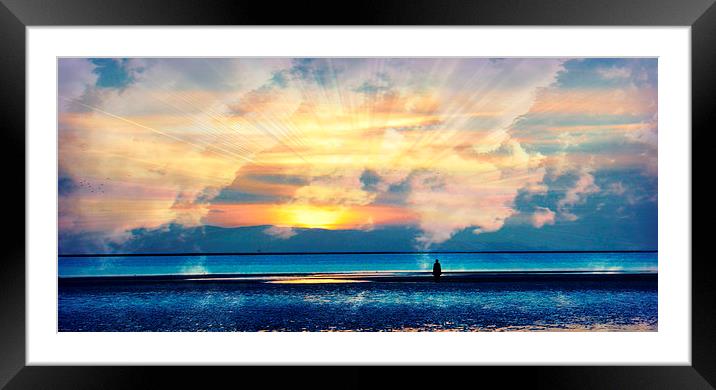  rays Framed Mounted Print by sue davies
