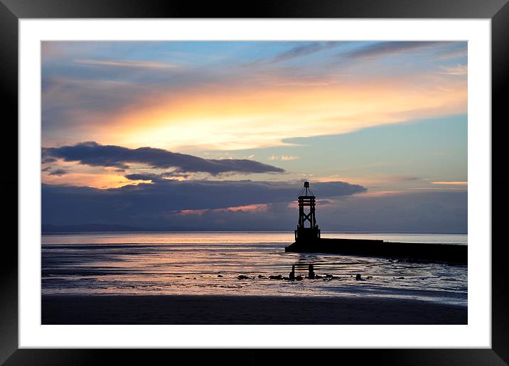  after sunset Framed Mounted Print by sue davies