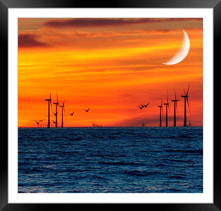  moonriver Framed Mounted Print by sue davies