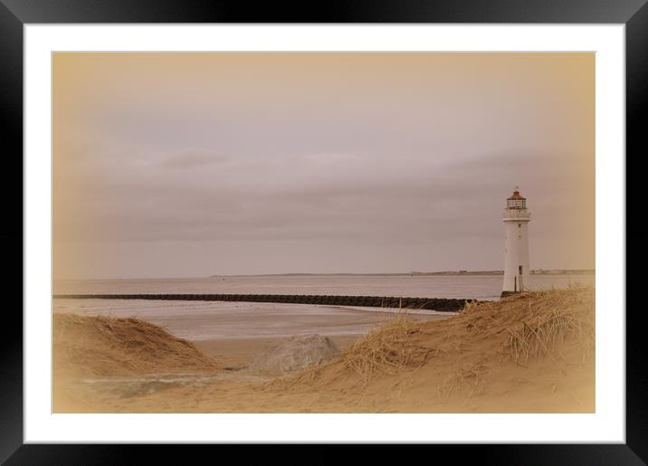 perch rock Framed Mounted Print by sue davies