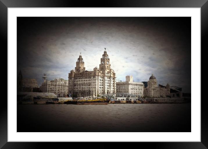 THE THREE GRACES Framed Mounted Print by sue davies