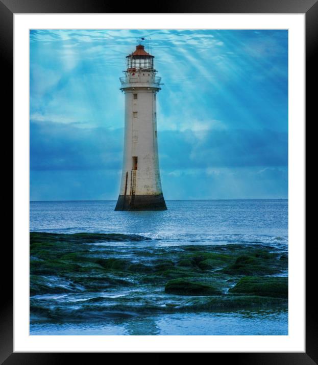 perch rock Framed Mounted Print by sue davies