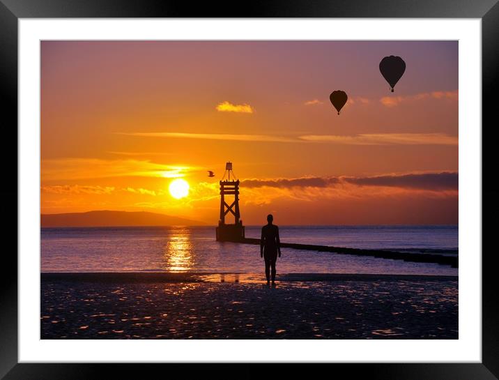 silhouettes Framed Mounted Print by sue davies