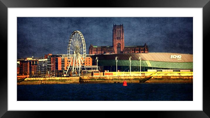  liverpool waterfront Framed Mounted Print by sue davies