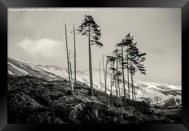 Glen Shiel, Highlands, Scotland Framed Print by Stephen Maher