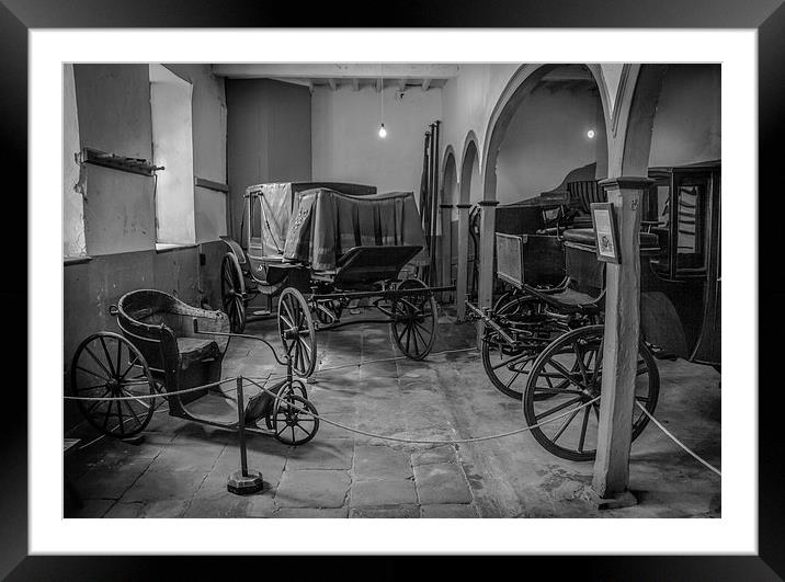 Carriages, Calke Abbey Framed Mounted Print by Stephen Maher
