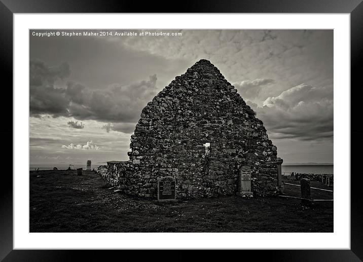 Under Trumpan Skies Framed Mounted Print by Stephen Maher