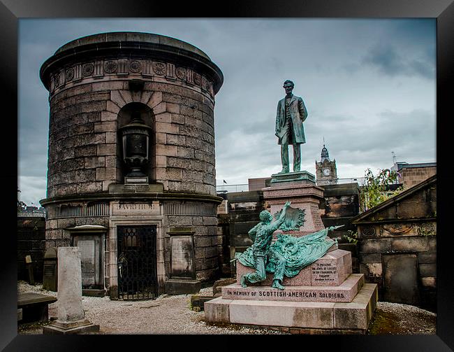 David Hume Tomb in Edinburgh Framed Print by Stephen Maher