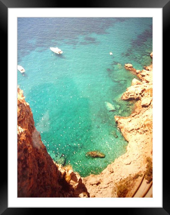 Capri Framed Mounted Print by james richmond