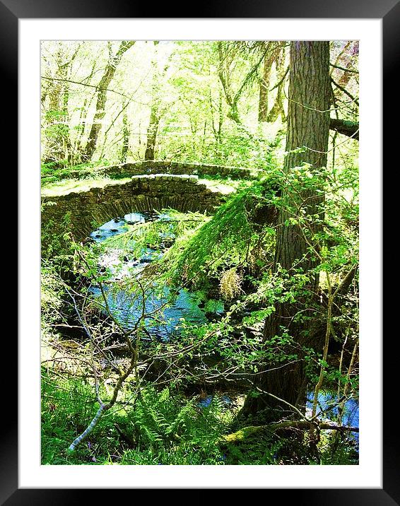 Inshaig Bridge,Duror,Argyll Framed Mounted Print by james richmond