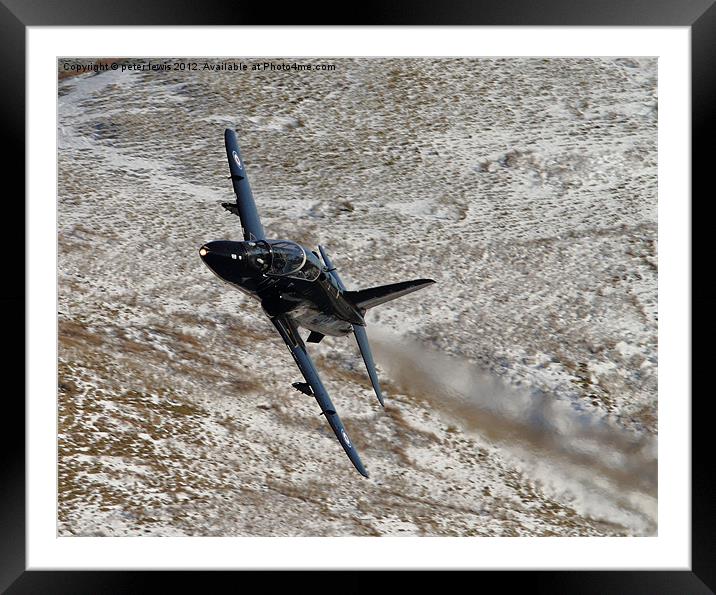 Hawk T1 Framed Mounted Print by peter lewis