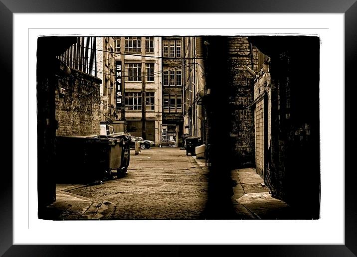dirty old town Framed Mounted Print by jane dickie