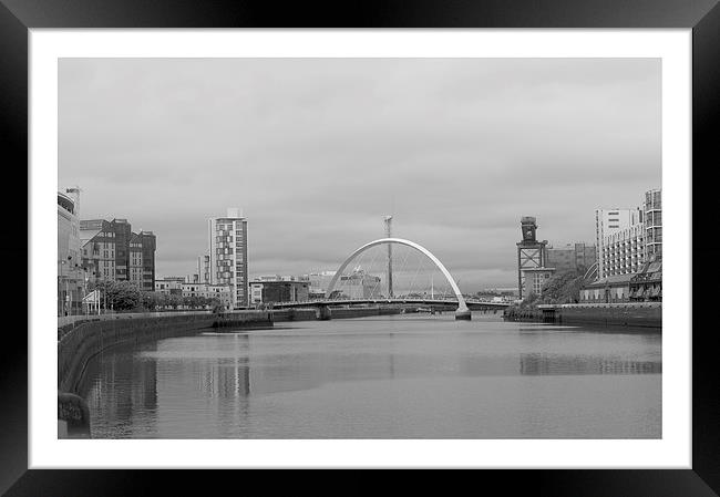 The river Clyde Glasgow Framed Print by jane dickie