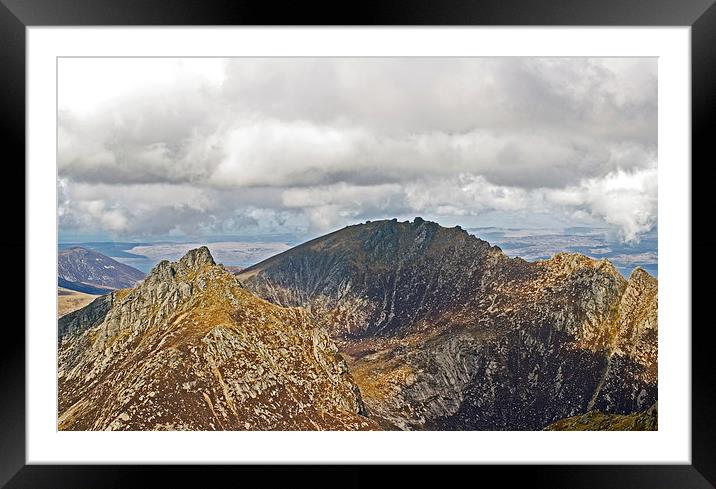 Arran hill tops Framed Mounted Print by jane dickie