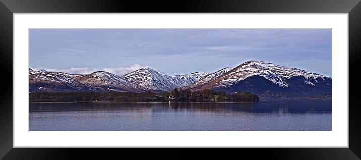  Mountain view Framed Mounted Print by jane dickie