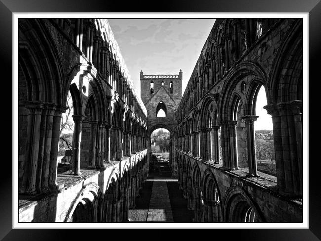 Jedburgh Abbey Framed Print by jane dickie