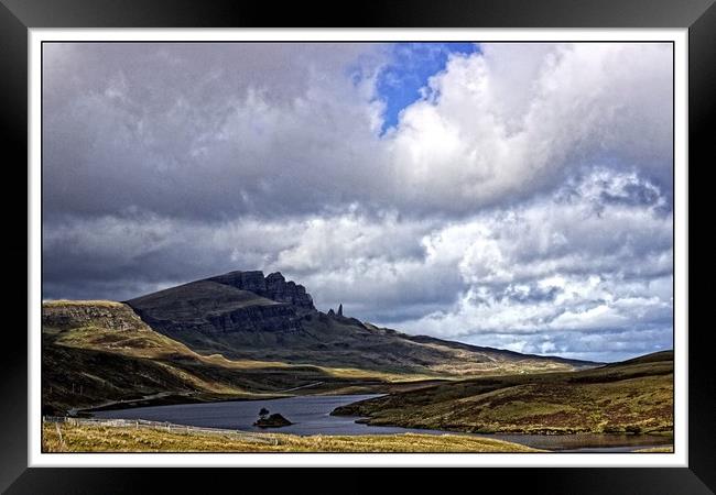 The Storr,Isle of Skye Framed Print by jane dickie