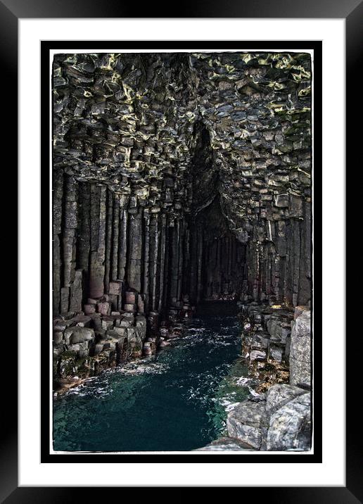 staffa Framed Mounted Print by jane dickie
