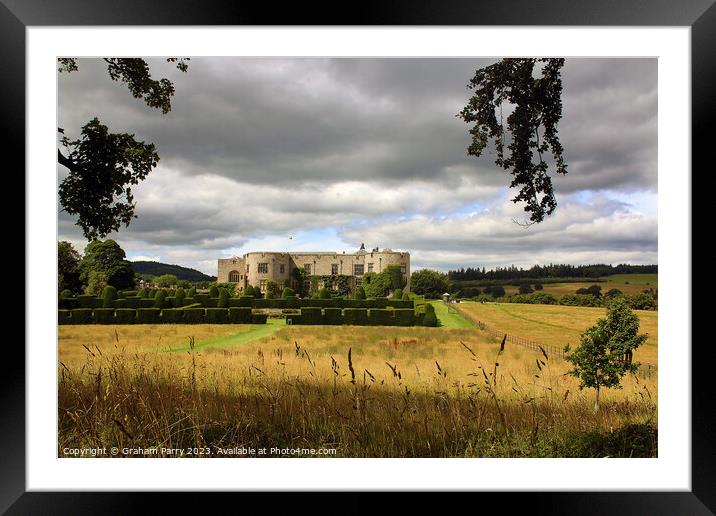 Enchanting Chirk Castle Landscape Framed Mounted Print by Graham Parry