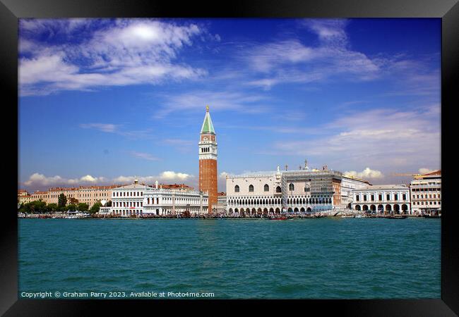 Venice's Towering Jewel: San Marco Campanile Framed Print by Graham Parry