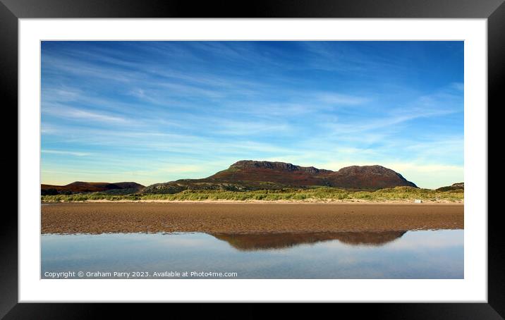 Breathtaking View of Moel y Gest Framed Mounted Print by Graham Parry