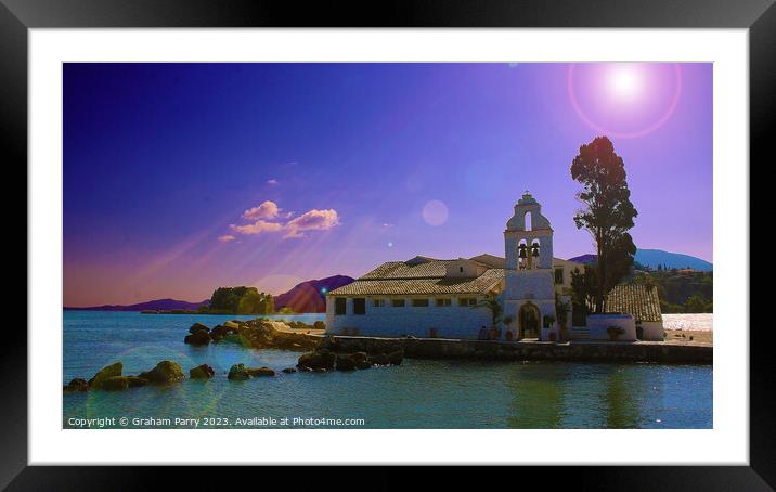 Holy Monastery of Panagia Vlacherna Framed Mounted Print by Graham Parry