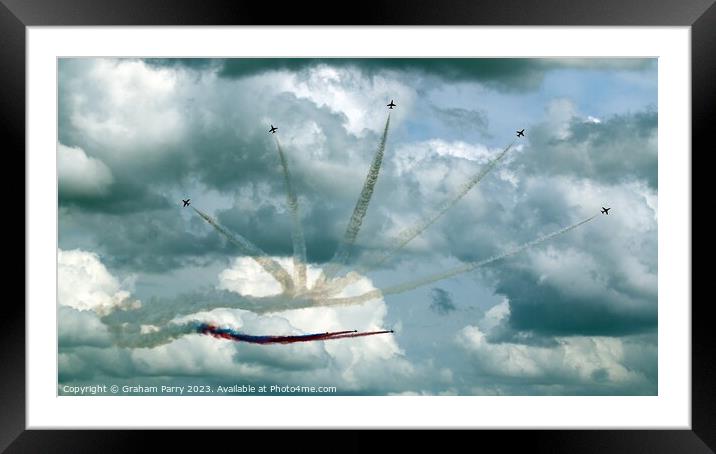 Sky cloud Framed Mounted Print by Graham Parry