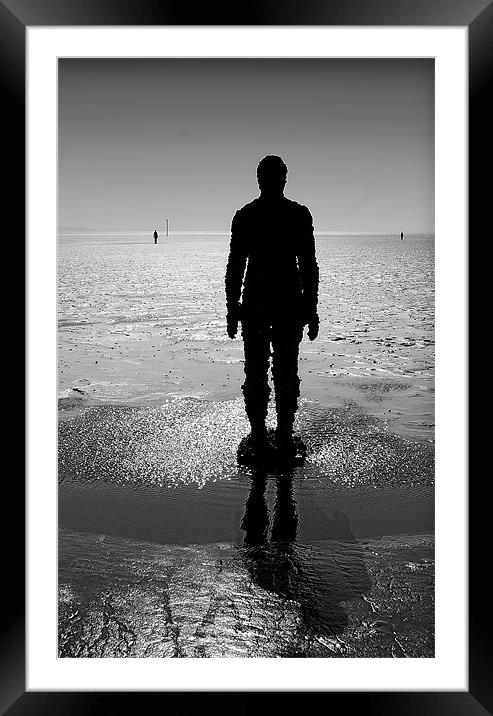 Timeless Sentinels of Crosby Beach Framed Mounted Print by Graham Parry