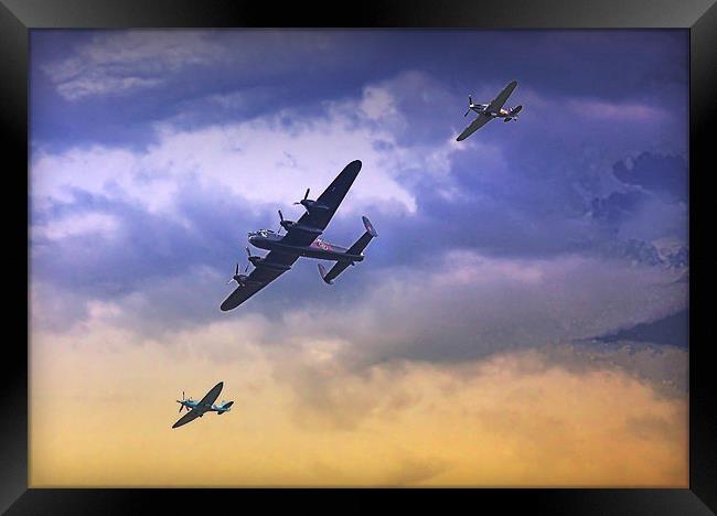 Heroes of Britain's Sky Framed Print by Graham Parry