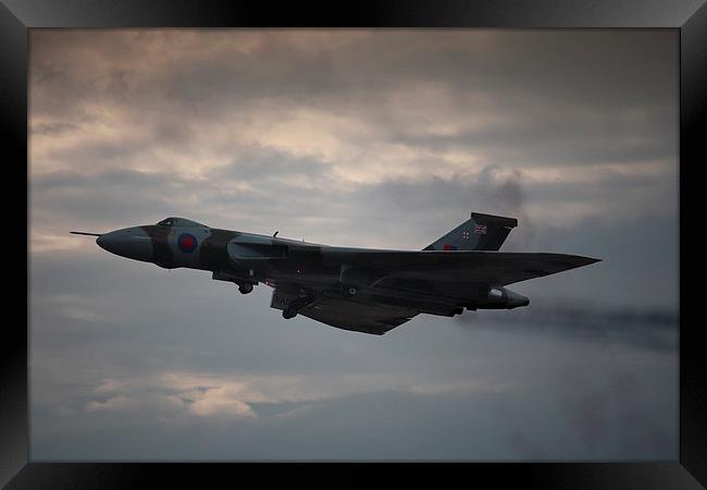 Evening Vigil of the Vulcan Bomber Framed Print by Graham Parry