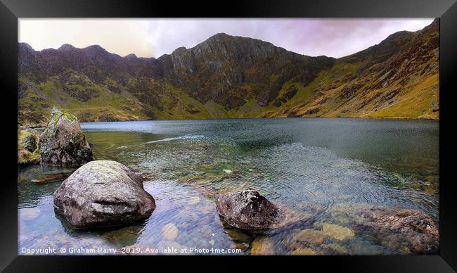Snowdonia's Serene Solitude Framed Print by Graham Parry