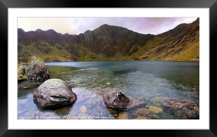 Snowdonia's Serene Solitude Framed Mounted Print by Graham Parry