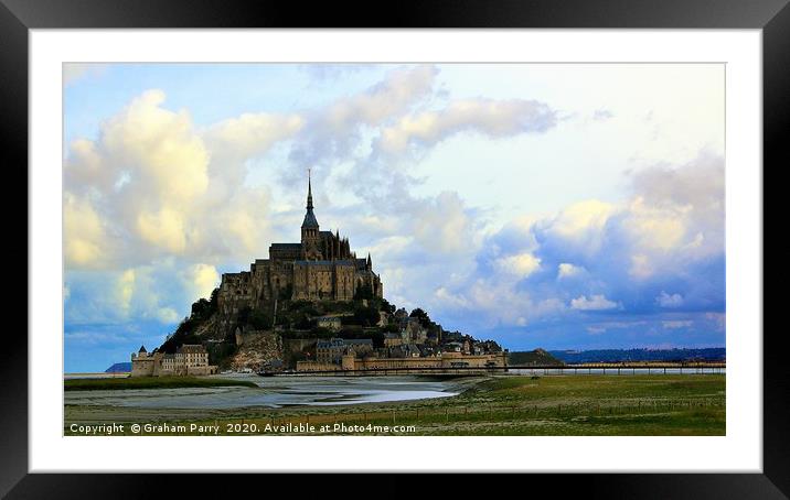 Imposing Mont Saint-Michel: Normandy's Jewel Framed Mounted Print by Graham Parry