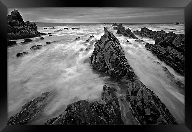 Welcombe Mouth North Devon Framed Print by Paul Mirfin
