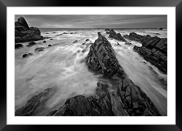 Welcombe Mouth North Devon Framed Mounted Print by Paul Mirfin