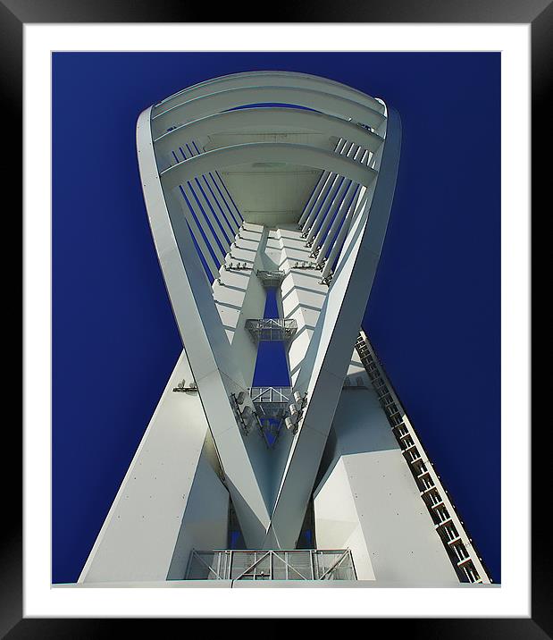 Spinnaker Tower Portsmouth Framed Mounted Print by Paul Mirfin