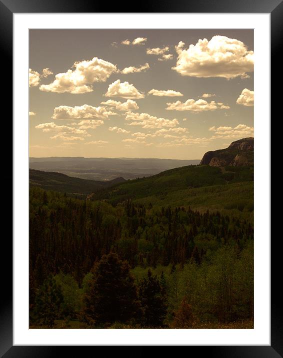 Sunny Valley Framed Mounted Print by Thomas Grob