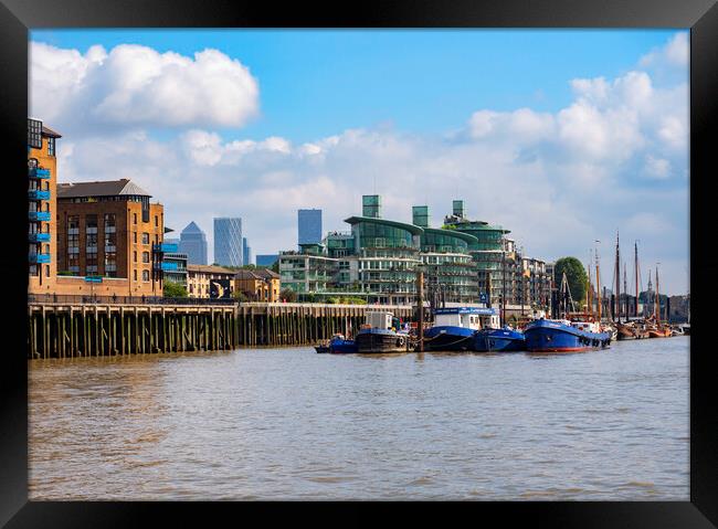 Thames View London Framed Print by Clive Eariss