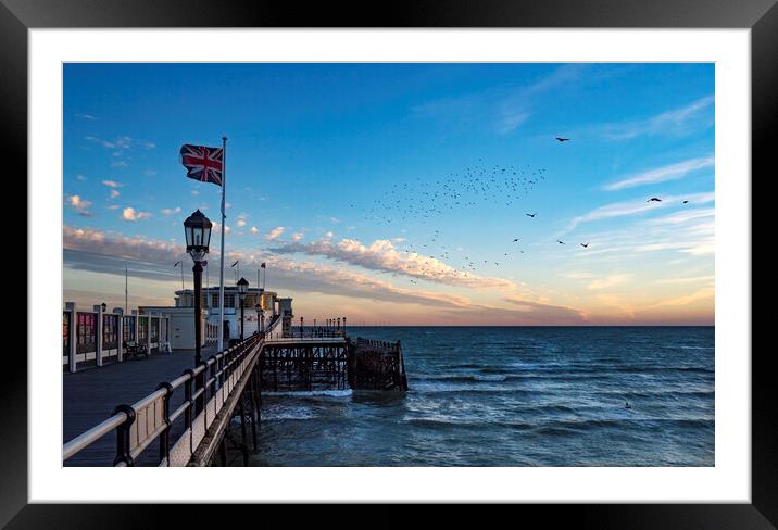 Worthing Winds Sussex Framed Mounted Print by Clive Eariss