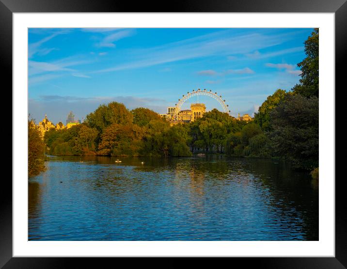 St James Park Framed Mounted Print by Clive Eariss