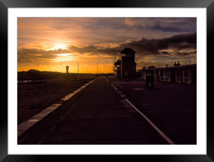 Littlehampton Dusk Sussex Framed Mounted Print by Clive Eariss