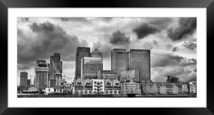 Storm Clouds London Framed Mounted Print by Clive Eariss