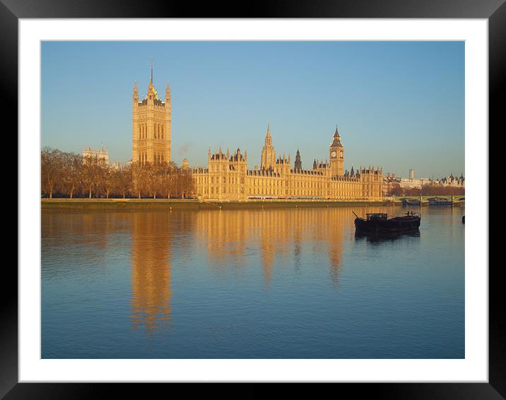 Houses Of Parliament Framed Mounted Print by Clive Eariss