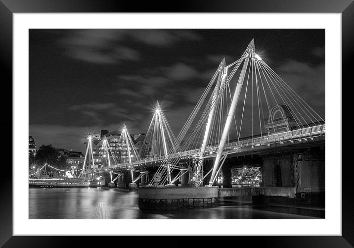  Silver Jubilee Bridge London Framed Mounted Print by Clive Eariss