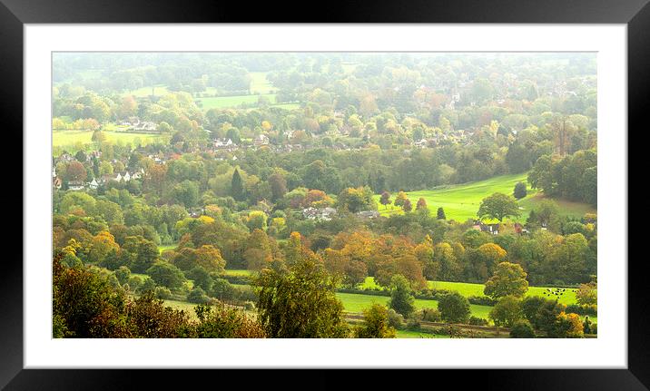 Box Hill View Point Framed Mounted Print by Clive Eariss