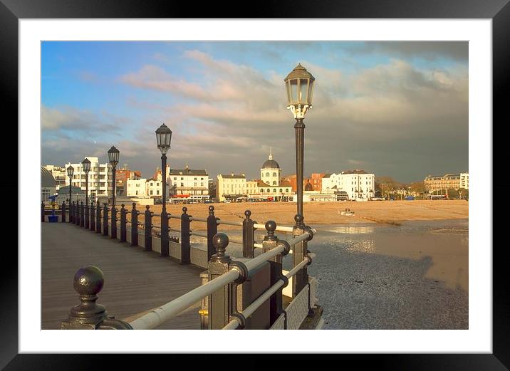 Worthing Wonder Framed Mounted Print by Clive Eariss